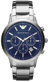 Emporio Armani AR2448 Herenhorloge 43 mm - Zilverkleurig