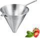 Westmark Chinois Pro puntzeef – Fijne zeef met rondom gaatjes – Roestvrijstalen zeef – Perfect voor fond, crèmes en sauzen – Zilver, Ø 20 cm