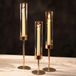 Cylindrique À Bougies - Lot de 3 Clair Centres de Table de Mariage Décoration de Table de Salle À Manger pour Cheminée