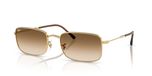 Ray-Ban Rb 3746 Sonnenbrille Unisex Gold Braun 56mm