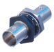 Neutrik NTR-NBB75FI BNC-doorvoering Zwart, Zilver