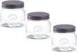 Zeller Voorraadpot Old Fashioned - 10x - Transparant - Glas - 420 ml