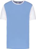 Proact TopTex Group Tweekleurig herenshirt jersey met korte mouwen 'Proact' Sky Blue / White - L