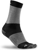 Craft Training Sokken XC - Zwart/DK Grijs Melange - Maat 40-42 - Unisex - Katoen