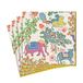 Caspari Les Jardins De Mysore servet in lunchformaat, multicolor