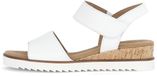 Gabor Sandales à plateforme femme blanc suède velcro 43