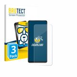 BROTECT Screenprotector 3 Stuks voor Huawei Nova Y73 Beschermglas Transparant