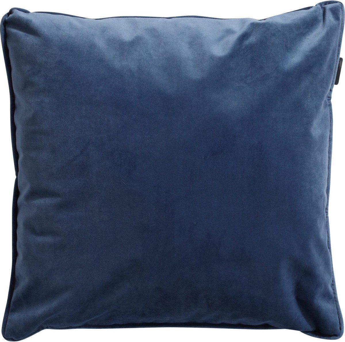 Madison Sierkussen Velvet Panama - 45 x 45 cm - Blauw