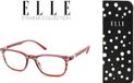 Elle Eyewear Collection Elle Leesbril Elle EL15937-Rood Gestreept-+2.00
