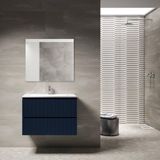 Saniclass Prime Blend Badkamermeubelset - 80x55x46cm - Mat Marine Blauw