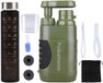PolkaHome Filtre à eau Survival Filtert 5000L - Filtre à eau Outdoor - Purification d'eau Appareil de purification d'eau - filtre à eau, Kit de survie