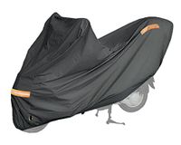 Auto Accessori Lupex Waterdichte motorhoes van pluche, pvc-weefsel, maat S, 183 x 89 x 122 cm, universele buitenafdekking, voor scooter, motorfiets, bromfiets