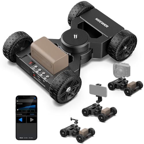 Neewer DL400 gemotoriseerde camera-schuifregelaar Dolly App Control