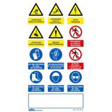 AGHASA ASRD090-CARTEL MULTIPLE VERTIC.PVC 0,4 mm 500 x 900 mm