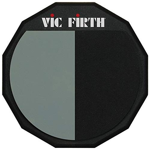 Vic Firth Single Sided Practice Pad with Divide - 12 inch