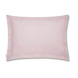 Effen Geverfd Katoen Percal Pink 200TC Oxford Kussensloop 50 x 80 cm