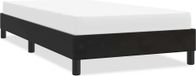 Maison Exclusive - Cadre de lit sans matelas, noir, 100x210 cm, velours