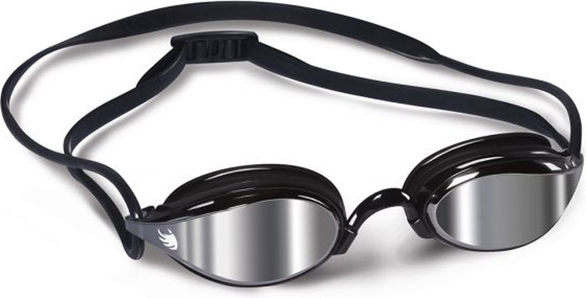 BTTLNS Shrykos 1.0 spiegel getinte lenzen zwembril zwart/zilver
