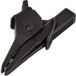 VOLTCRAFT MSK-135 Pince crocodile coudée CAT IV 600 V, CAT III 1000 V 10 A Noir