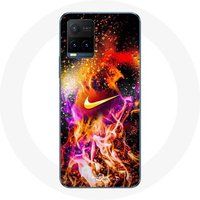 Nike Hoesje voor Vivo Y21s 2021 / Y21 2021 Gekleurde Verf Maniacase
