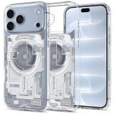 Spigen Ultra Hybrid MagFit Hoesje Geschikt voor Apple iPhone 18 Pro / 17 Pro - Wit