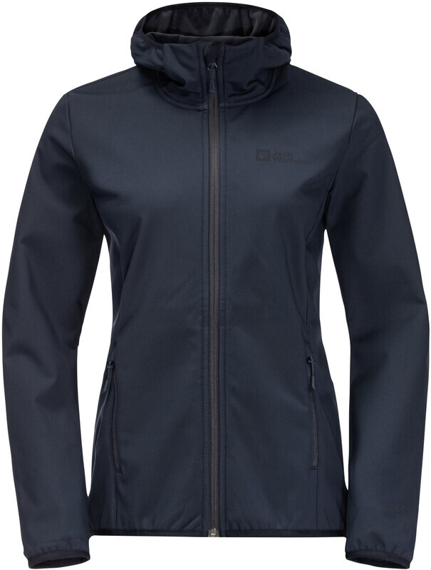 Jack Wolfskin Jack Wolfskin Bornberg Hoody Dames, blauw XS 2023 Trekking- & Wandeljassen