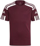 Adidas Squadra 21 Shirt Korte Mouw Kinderen - Bordeaux / Wit