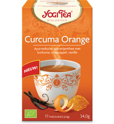 Yogi Tea Curcuma Orange thee