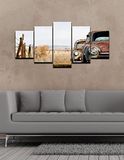 Homemania Wandfoto, landschap, voor woonkamer, slaapkamer, meerkleurig, polyester, hout, 100 x 2 x 60 cm