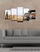 Homemania Wandfoto, landschap, voor woonkamer, slaapkamer, meerkleurig, polyester, hout, 100 x 2 x 60 cm
