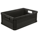 keeeper Transportbox, 3-delige set, polypropyleen, 3 x 55 l, Robert, grafietgrijs