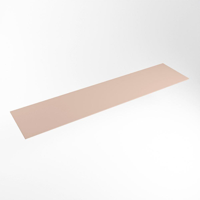 Mondiaz Mondiaz TOP 46 Topblad - 200x46x0.9cm - geschikt voor afdekplaat - Solid surface - Rosee XIM49878Rosee