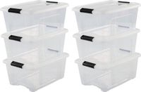 Merkloos Iris Ohyama Opbergdozen, 15 L, Kunststof, Transparant