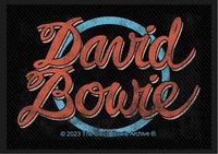 David Bowie - Logo Patch - Zwart
