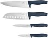 BerlingerHaus Set de 4 couteaux en acier inoxydable - Deep Sea Collection - Bleu