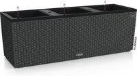 LECHUZA TRIO COTTAGE 30 - Plantenbak - graniet - 100x100x34.5cm