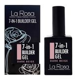 LaRosa 7-in-1 BUILDER GEL in een Fles – Versterkende Gel 15ml voor Nagelverlenging, Langdurige Base/Top Coat - DONKERBEIGE