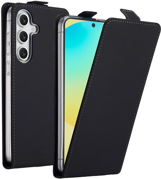 Accezz Flipcase - Geschikt voor Samsung Galaxy S25 FE - Zwart