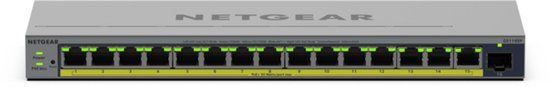NETGEAR GS116EP - Netwerk Switch - Smart Managed - 1 Gpbs - 16 poorten