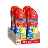 Somat Goud-gelvaatwasser, citroen, verpakking van 4, in totaal 200 wasbeurten