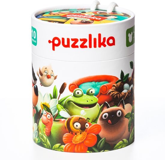 Puzzlika - Educatieve Puzzel - Waar Wonen Dieren - 10 combinaties