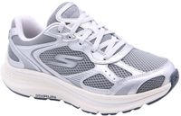Skechers Go Run Consistent 2.0 Dames Sneakers Grijs Leer Maat 38
