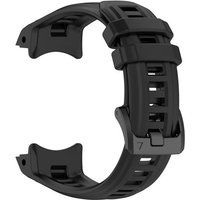 SZSMART Armband Zwart siliconen vervangend horlogebandje voor Garmin Instinct E 45mm horloge