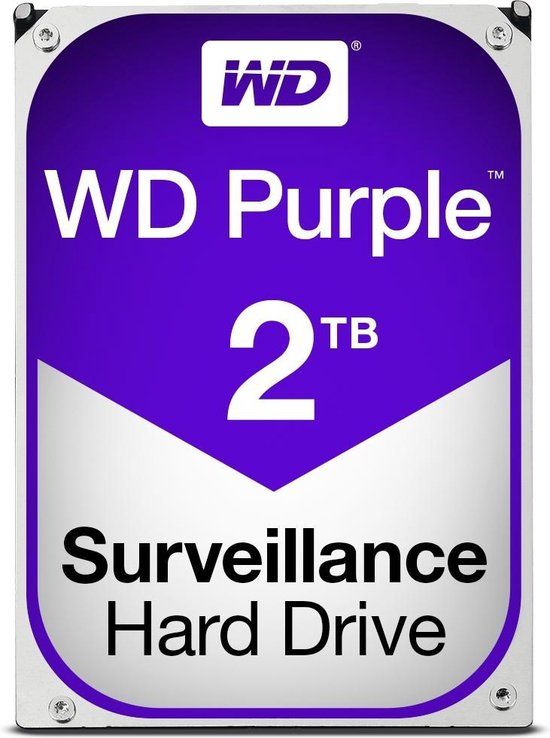 Western Digital WD Purple 2TB 3.5 inch SATA III Internal Hard Drive - WD20PURX