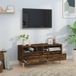 Maison Exclusive - Meuble TV en chêne fumé, 100x34,5x44,5 cm, en panneau de particules
