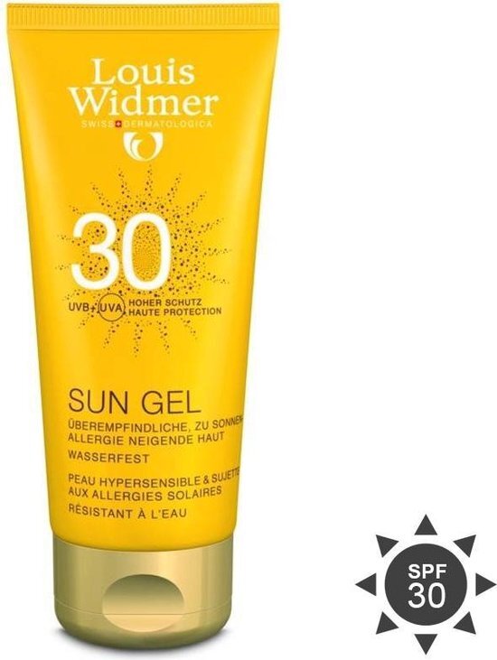 Louis Widmer Sun Gel 30 Met Parfum Zonnegel 100 ml