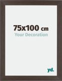 yd. Cadre photo 75x100 cm Chêne Foncé MDF Mura