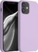 kwmobile telefoonhoesje geschikt voor Apple iPhone 12 mini - Hoesje met siliconen coating - Smartphone case in mauve