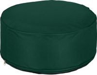 Merkloos Relaxdays Opblaasbare Poef - Buitenpoef - Groen - 26 x 56 cm