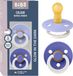 BIBS Fopspeen Colour Glow Hush/Grape Night 6-18mnd 2st
